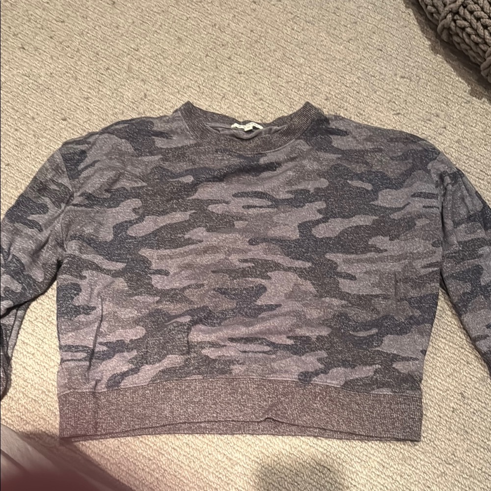 Camo Print Sweatshirt
